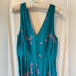 Maeve teal romper, size 4, purchased from Anthropologie